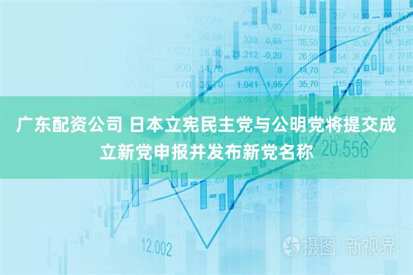 广东配资公司 日本立宪民主党与公明党将提交成立新党申报并发布新党名称